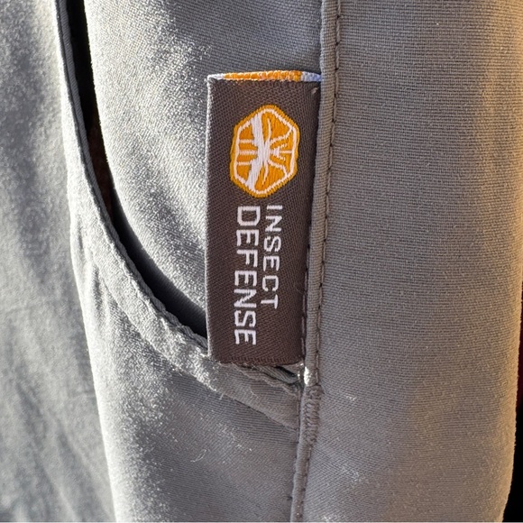 Cabela's  PERFORMANCE Light Gray pants WOMENS,SIZE18,NO FLY ZONE,INSECT DEFENSE - Picture 8 of 11